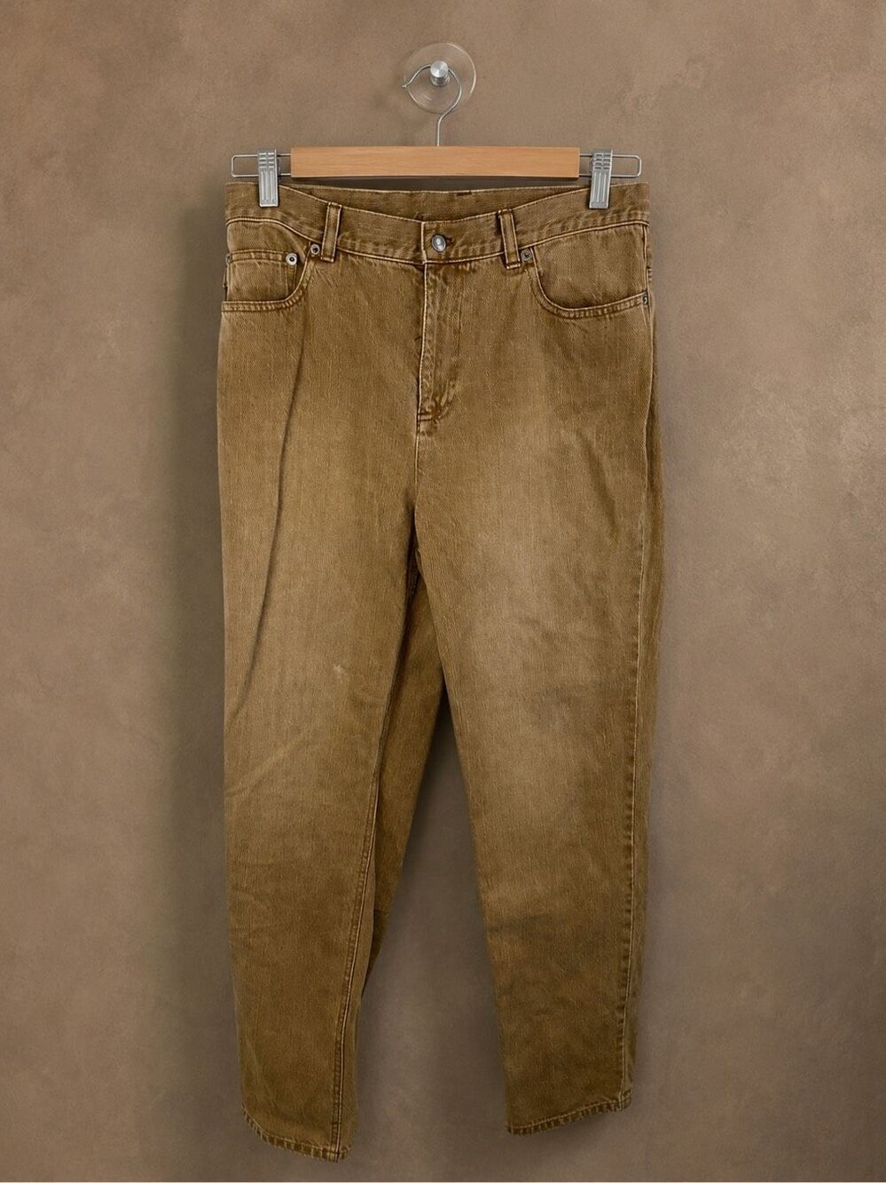 Ralph Lauren Size 10 Lauren Jeans Co Brown Straight Leg Jeans 100% Cotton